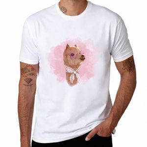 Neues No Drama Llama Wearing Sonnenbrillen-T-Shirt, individuelles T-Shirt für Jungen, Tierdruck-Shirt, schwarzes T-Shirt für Herren, schlichte T-Shirts n5h7 #