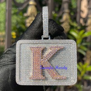 High-End-Handset Iced Out Jewelry Sier Initial K 2,5