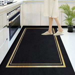 Tappeti tappeti antiscivolo tappeto nero in marmo bianco marmo mare stampato stampato tappeti da pavimento per soggiorno per soggiorno tappetino da bagno