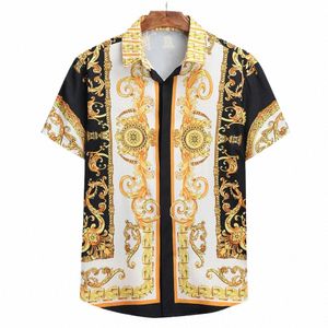 2024 Hawaiian Real Betis Herrenhemden Übergroße Kleidung Marke Naher Osten Arabischer Islam Kopie Plain Bluse für Männer Stil Europäischer R2kP #