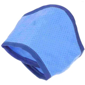 Toalhas de colarinho de lenço auto instantâneo bandana para cachorro pequeno médio grande (tamanho azul)