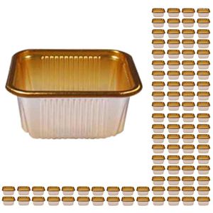 Pişirme Kalıpları 100 PCS Mooncake İç Tepsi Yumurta Sarısı Kurabiye Tutucu Pasta Paketleme Kutusu Partisi Hediye Dekorasyonu