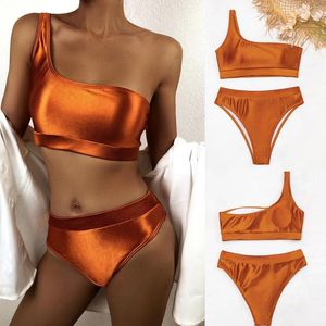 Kvinnors badkläder Lady Women Dot Printing Push-Up Padded Bra Bikini Beach Set Swimsuit Athletic Bathing Suit