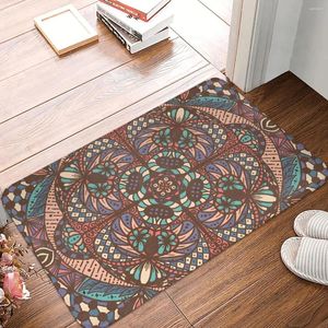 Carpets Vintage Mandala Evil Eye Non-slip Rug Doormat Kitchen Mat Hallway Carpet Entrance Door Decor