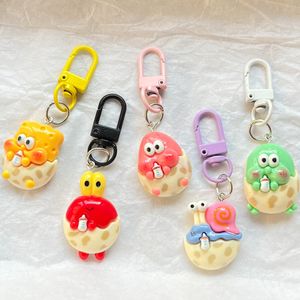 Drink milk sponge, baby keychain, cute and sweet girl Japanese pendant ins cartoon best friend small gift accessory