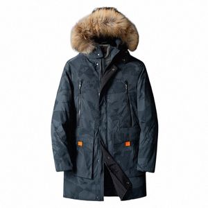 Ny 2021 Men's Winter White Duck Down Jacket LG PARKA Windbreaker Hooded Coat Thick Warm Cott Padded Parkas Plus Size 8xl O62R#