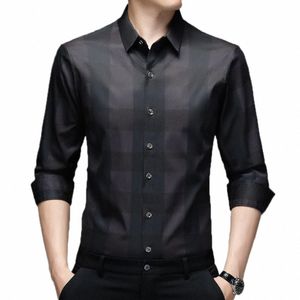 2022 camisas masculinas xadrez para roupas masculinas coreano fi outono lg manga camisa luxo dr roupas casuais 8021 58pr #
