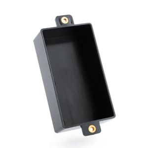 Novo plástico preto selado humbucker captador capa escudo para sq st peças de guitarra selado humbucker capa