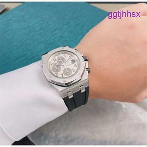 AP Dress Wrist Watch Royal Oak Offshore Series Precision Steel Automatic Mechanical Watch Mens 26470st.OO.A801CR.01 Time Luxury White Dia