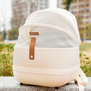 Mochila porta-gatos para animais de estimação para gatos pequenos e cães bolsa de passeio