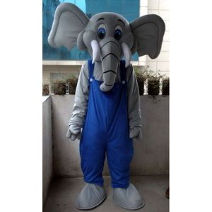 Mascot kostymer skum elefant docka tecknad plysch jul fancy klänning halloween maskot dräkt