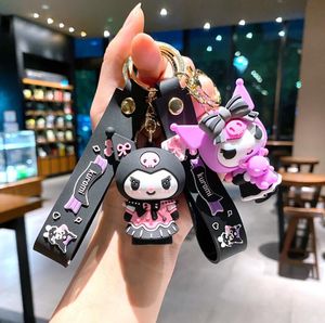 Fashion Kuromi personaggio Silicon Silicon Pendant Gioielli Chain Chain Ornament Ornament Car Dineggi