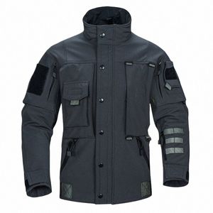 Outdoor Soft Shell Jacke Motorrad Taktische Manöver Hohe Energie Jacke Ausrüstung Armee Fan Jagd Kampf Uniform M6zQ #