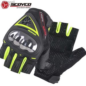Rękawiczki taktyczne Scoyco Motens Motorcycle Ochrona przedsiębiorstwa sportowe Trening jazdy nie-poślizgowym rowerowy rower YQ240328