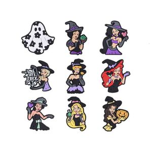 Últimos presentes de férias halloween estilo entupimento encantos de desenho animado princesa entupimento Charms Fall Cog Charms