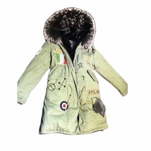 أحدث نمط LG Parka Women and Men Winter Outwear Black Faux Fur Overcoat للجنسين O0PZ#