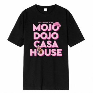 Ryan Gosling Mojo Dojo Casa House T Shirt Acries Men Kobiety Pure Cott Nowość Tee Tope z krótkim rękawem Plus N0SZ#