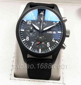 Luxury Watches for Men Mechanics Wristwatch Fighter 3777 Pilot Top Timing Six Pin Luminous Waterproof Men039s Belt Designer8648233