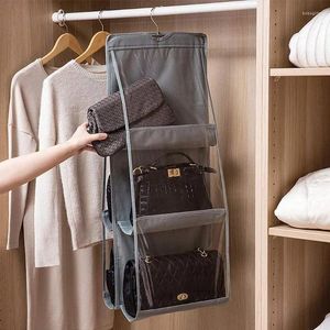 Storage Bags Handbag Hanging Organizer Wardrobe Three-dimensional Bag For Closet