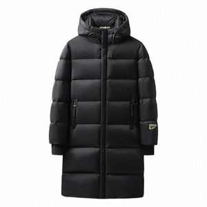 Winter Neue Männer Warme Dicke LG Daunenjacke Mantel Herren Mit Kapuze Wasserdicht Schwarz Gold Pufferjacke Männer Casual Winddichte Parkas Männlich Q1a8 #