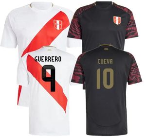 Camisa de futebol do Peru 2024 Copa América Home Away Camisa de futebol Peruana Seleção Nacional PINEAU CUEVAS SOLANO PIZARRO ABRAM AQUINO GUERRERO CUBILLAS