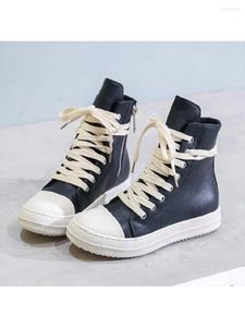 Casual Shoes Women Sneakers High Top Classic Spring Autumn Pu Leather Fashion Woman and Men Lover Unisex Sport