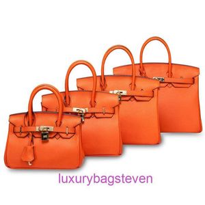 Negozio online di borse tote originali Hremms Birkks Outlet di fabbrica Tote all'ingrosso in vendita Borsa da donna in pelle di moda classica con chiusura in oro con logo reale