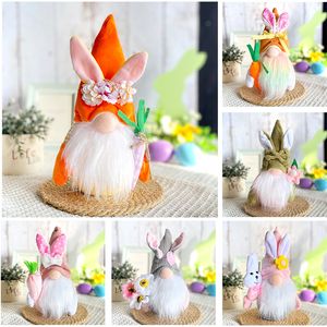 New Easter Bunny faceless doll radish Egg decoration Party atmosphere decoration in stock