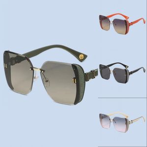 Klassische Designerbrille Herren Vintage quadratische übergroße Sonnenbrille Damen polarisiert UV 400 Outdoor Luxusbrille Sonnenschutz Zubehör hg141 B4