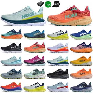 Hokka Clifton 9 Bonedi 8 Scarpe da corsa Free People Scarpe Donna Uomo Zabaione Ice Blue Cyclamen Sweet Lilac One Scarpe da ginnastica Cloud Cliftons 8 Jogging Sport Sneakers 48