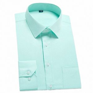 Masculino diário clássico manga lg sólido básico dr camisas simples/sarja formal busin padrão-ajuste trabalho escritório blusa topos camisa u3tu #