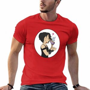 Rain-Pixie Kiss T-shirt Korean Fi Plain Anime Summer Tops Mens Graphic T-Shirts Anime X7SJ#