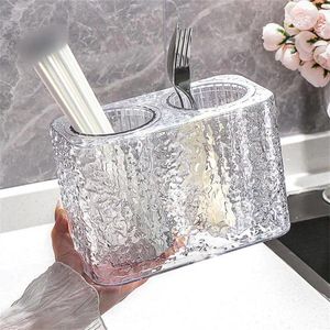 Kitchen Storage Multifunctional Rack Pet Durable Sanitary Multifunction Convenient Utensil Organizer Chopstick Drying