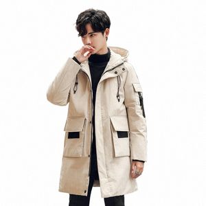 Winter Parkas 남자 다운 재킷 코트 하얀 오리 다운 파파 두꺼운 따뜻한 후드가 달린 외투 대체 남자 바람발기 눈 아래 파파스 OS150 C3EB#