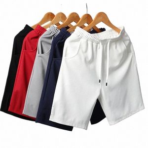 Pantaloncini da basket sportivi da uomo estivi Pantaloncini da corsa da palestra in maglia Pantaloncini da crossfit casuali larghi maschili Fitn Beach Abbigliamento uomo L1Tk #