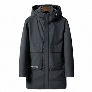 5xl 6xl 7xl 8xl厚さとm冬のメンズラージサイズカジュアルルーズパーカーブランド衣類ジッパー大型ポケットLGパッド入りジャケット＃＃