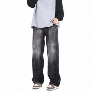 PFHQ herrar ons gamla jeans high street stiliga populära bekväma ctrast färg slitage functi byxor spring 21z4075 q8tb#