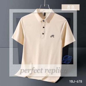 Malbon Herren-T-Shirts, Sommer-gesticktes Malbon-Golf-Poloshirt für Herren, hochwertiges Herren-Kurzarm-Atmungsaktiv-Schnelltrocknendes Top-Business 676