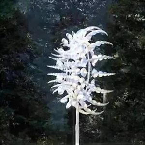 2024 Unique and Magical Metal Windmill 3D Wind Powered Kinetic Sculpture Lawn Metal Wind Spinners Yard and Garden Decor Gift