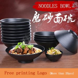 ブラシラーメンメラミンフルーツサラダファーストフードテーブルウェア日本スタイルフロスト麺ボウル