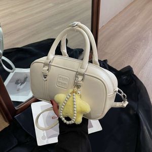 Negozi Export Designer Borse a tracolla Borsa da bowling Borsa da donna 2024 Nuova tracolla quadrata di grande capacità alla moda