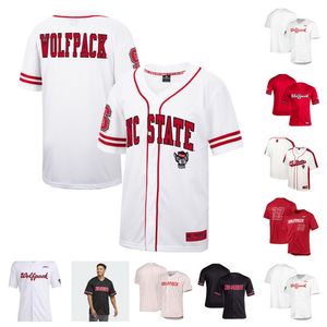 Karolina Północna stan 6 Lujames Groover 8 Payton Green 20 Trevor Candelaria 14 Jacob Cozart Baseball Jersey 7 Kalae Harrison 16 Eli Serrano 27 Parker Nolan 5 Peebles