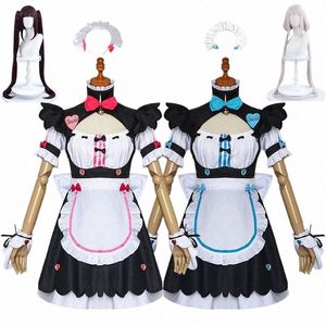 Anime Nekopara Cioccolato Vaniglia Costume Cosplay Parrucca Cat Maid Lolita Dr Cute Girls Women Halen Carnival Outfits m3Hy #
