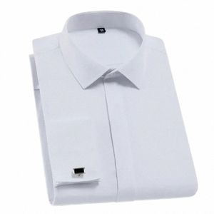 Новые мужские классические французские рубашки с манжетами Dr, смокинг с рукавами Lg, мужская рубашка с запонками, формальные мужские рубашки для свадебной вечеринки 1178 #