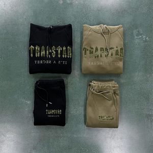 Trapstar hoodie 1 to 1 luxury embroidered lettering sportswear fashion high street pullover for men and women couples