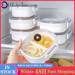 Dinnerware Fresh-keeping Portable Lunch Box Heat-resistant Sauce Stackable Salad Fruit Container Leak Proof Microwave Safe Plastic