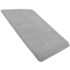 Bath Mats Woven Pattern Floor Mat Bedroom Area Rug Rugs For Bathroom Anti Skid Chenille Door