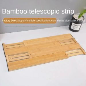 Cassetti Divisori per cassetti in bambù Organizzatore per cassetti da cucina Divisori per cassetti espandibili regolabili Vassoio portaoggetti Cassetto