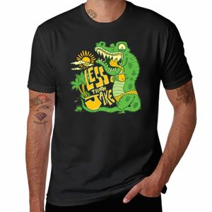 Ny Crocodile T-shirt estetiska kläder T-shirt Kort anpassade t-skjortor Vintage T-shirt Vanliga vita t-skjortor män S9A6#