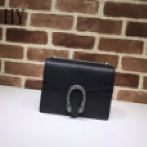 Designer Luxury Women G Mini Chain Shoulder Bag 421970 Calfskin Leather Black 7A Bästa kvalitet